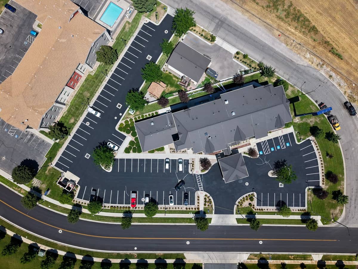 Apartment Complex Seal Coat in Utah Valley, UT by J&C Asphalt