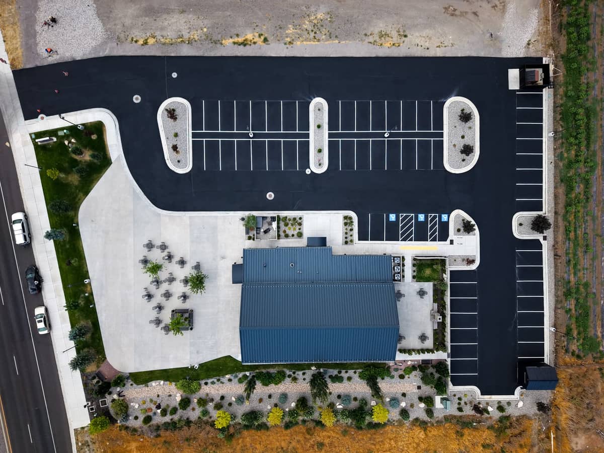 Pleasant Grove Station Venue Seal Coat in Pleasant Grove, UT by J&C Asphalt